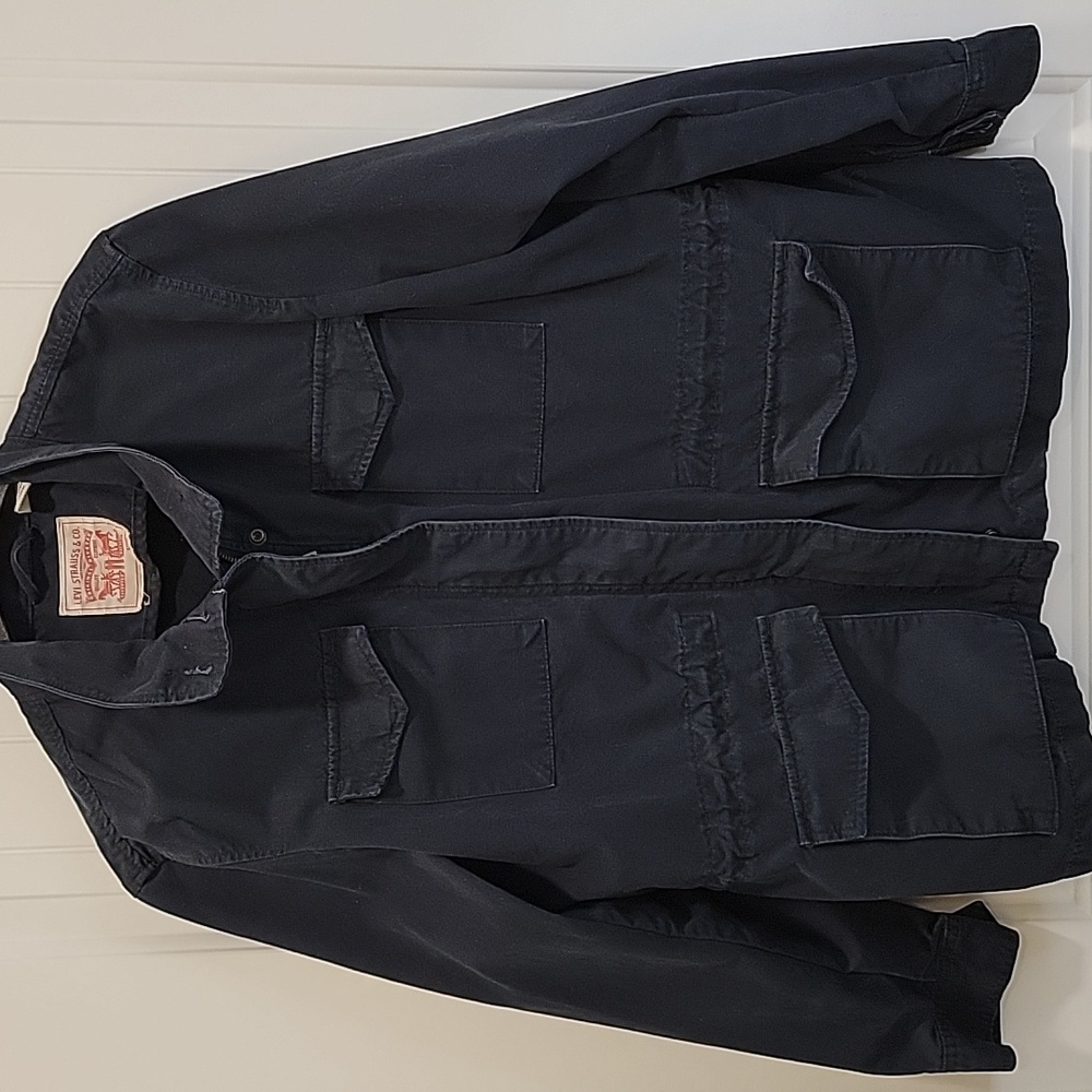 Levi Strauss & Co Cargo Military Black Lightweight Jacket Size XL - Picture 11 of 11